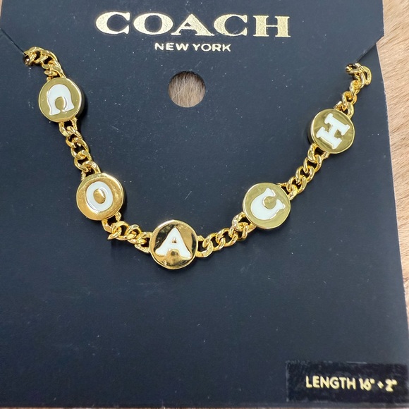 Coach Jewelry - Coach Gold Necklace